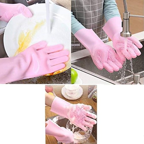 2pcs – Silicone Washing Gloves