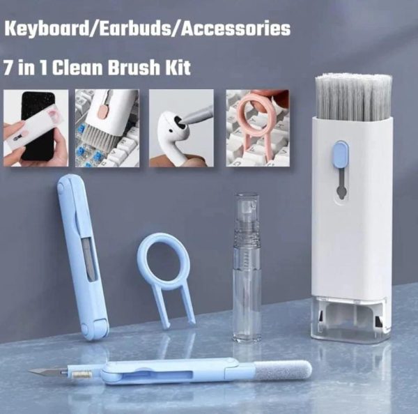 New Headset 7 In 1 Kit Scalable Keyboard Cleaner